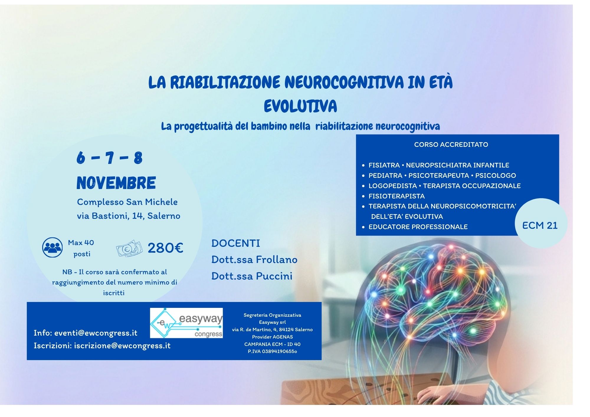 La riabilitazione neurocognitiva in età evolutiva – La progettualità del bambino nella riabilitazione neurocognitiva