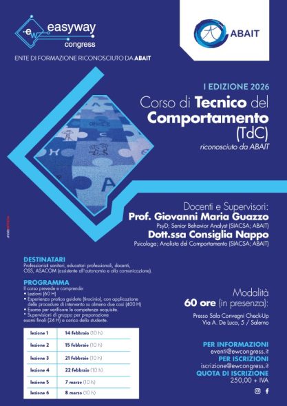 Tecnico comportamentale ABA