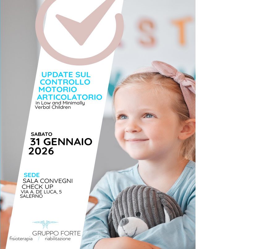 Update sul controllo motorio articolatorio in low and minimally verbal children